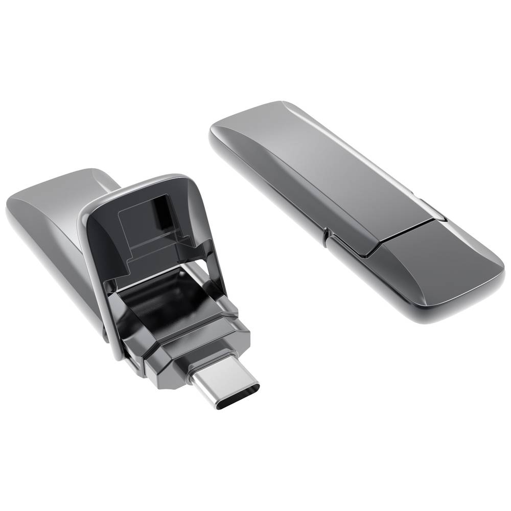 Xlyne 7610000 7610000 USB-stick 1 TB USB-C® USB 3.2 (Gen 2) Grijs