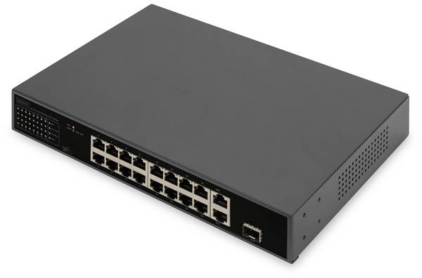 Digitus DN-95355 DN-95355 Netwerk switch 16 poorten 10 / 100 MBit/s PoE-functie
