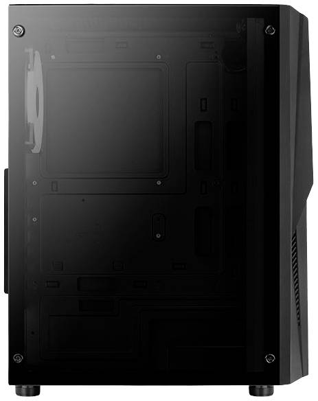 Aerocool Mecha-G-BK-v2 - Midi Tower - PC - Acrylnitril-Butadien-Styrol (ABS) - SPCC - Schwarz - ATX - micro ATX - Mini--5