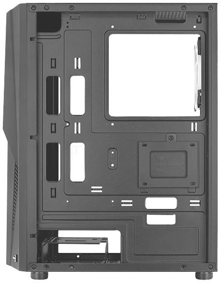 Aerocool Mecha-G-BK-v2 - Midi Tower - PC - Acrylnitril-Butadien-Styrol (ABS) - SPCC - Schwarz - ATX - micro ATX - Mini--11