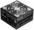 Zwart voedingsapparaat van EVGA, model 750 P6 met 80 Plus Platinum-certificering, ventilatorrooster aan de bovenkant, aansluitingen aan de zijkant.