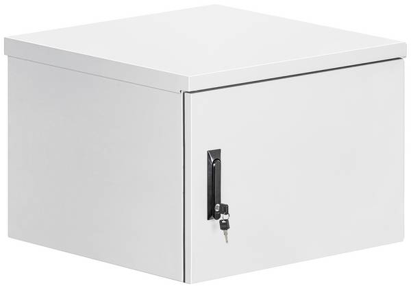 Intellinet IP55 19" Wandverteiler mit integrierten Lüftern 9 HE 600 mm tief grau RAL7035 19inch-industriële behuizing (b x h x d) 615 x 500 x 600 mm 9 HE Grijs (RAL 7035)
