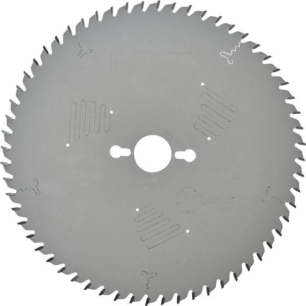 DEWALT DT4351-QZ DT4351-QZ Cirkelzaagblad 250 x 30 x 2.2 mm Aantal tanden: 60 1 stuk(s)