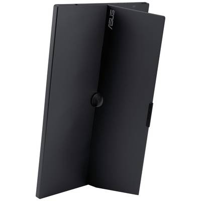 Zwart, smal hoesje met ASUS-logo op de bovenste rand.