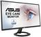 Asus-monitor met 'Eye Care' en TÜV Rheinland-certificering. Advertentie benadrukt oogcomfort. Productafbeelding met blauw oog.
