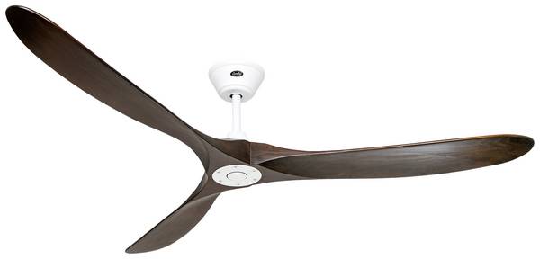 CasaFan ECO GENUINO 180 MW-NB Plafondventilator  30 W (Ø x h) 1800 mm x 290 mm Wit (mat) Met afstandsbediening, Met wintermodus