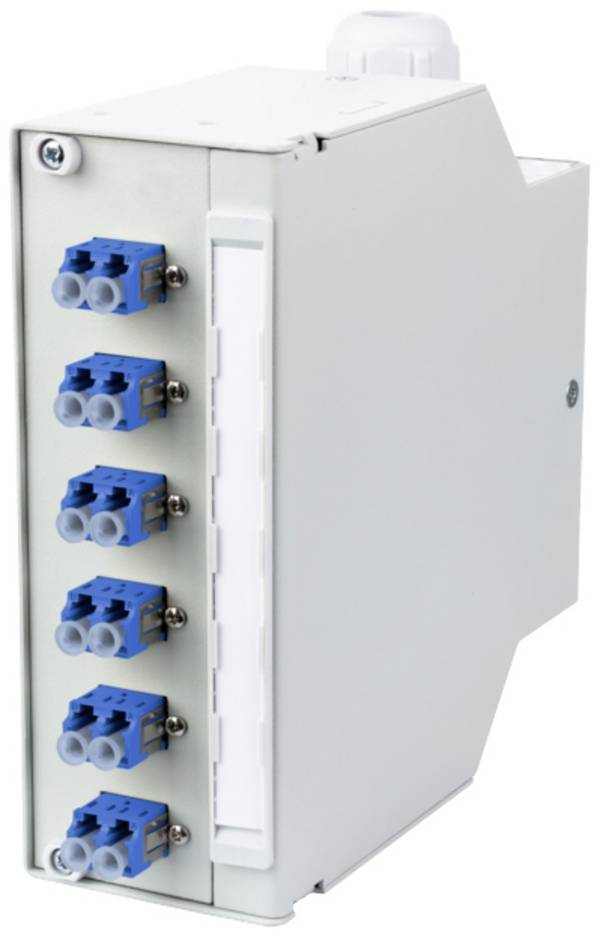 Metz Connect OpDAT REGpro splice 6xLC-Duplex OS2 Glasvezel-patchpaneel 6 poorten LC