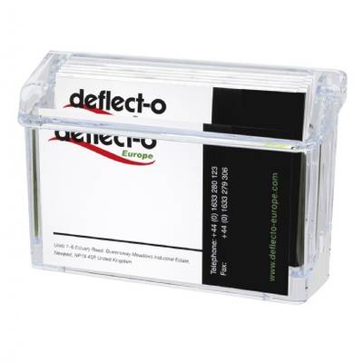 Deflecto Visitekaart box Grab-a-Card Aantal vakken:1   1 stuk(s)