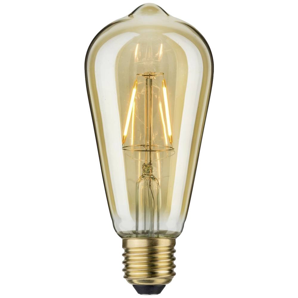 Paulmann 28406 LED-lamp E27 Ballon 2.7 W Goud (Ø x h) 64 mm x 145 mm 1 stuk(s)