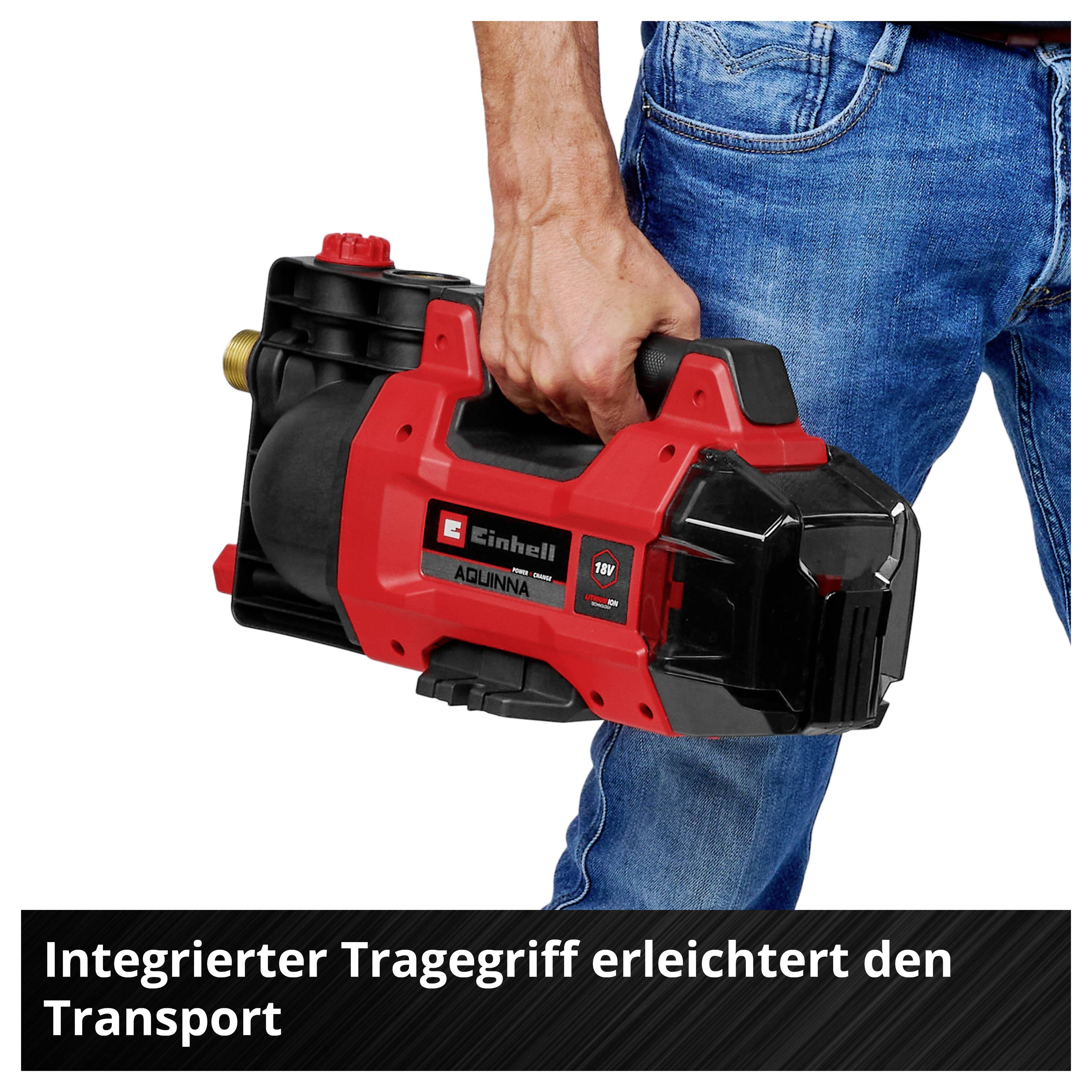 Einhell Power X-Change AQUINNA 18/28 Accu-tuinpomp 2800 l/h 25 m-7