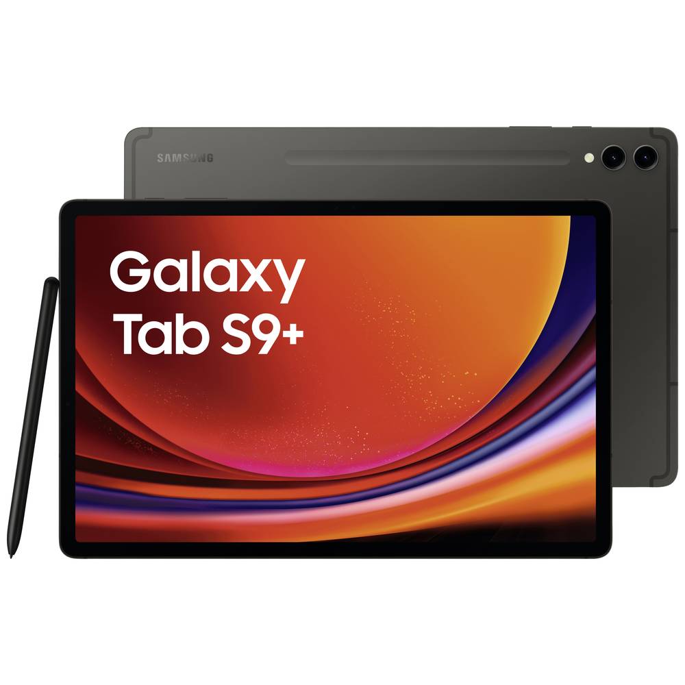 Samsung Galaxy Tab S9+ WiFi 256 GB Grafiet Android tablet 31.5 cm (12.4 inch) 2.0 GHz, 2.8 GHz, 3.36 GHz Qualcomm® Snapdragon Android 13 2800 x 1752 Pixel
