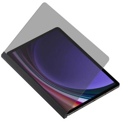Beeld van een tablet met een afneembaar scherm en een modern, smal ontwerp. Het scherm toont een kleurrijke weergave.