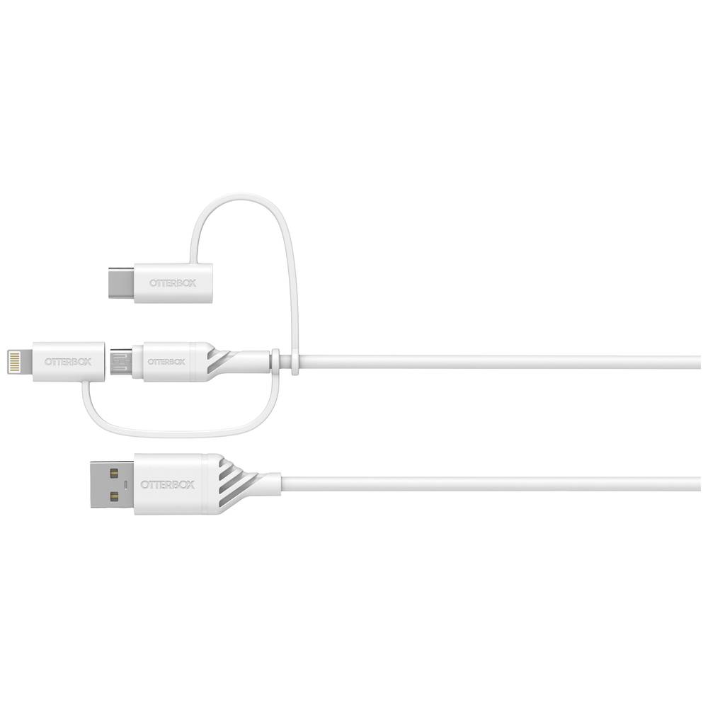 Otterbox Mobiele telefoon Kabel [1x USB-A 1x Lightning, USB-C, Micro-USB] 1.00 m USB-A, Lightning, U