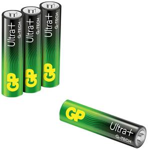 Conrad GP Ultra AAA batterij (potlood) Alkaline 1.5 V 4 stuk(s) aanbieding