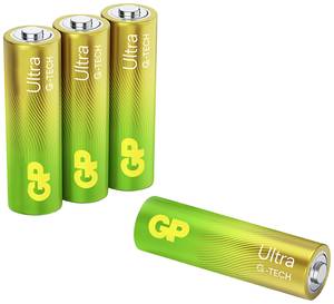 Conrad GP Ultra AA batterij (penlite) Alkaline 1.5 V 4 stuk(s) aanbieding