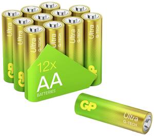Conrad GP Batteries Ultra AA batterij (penlite) Alkaline 1.5 V 12 stuk(s) aanbieding