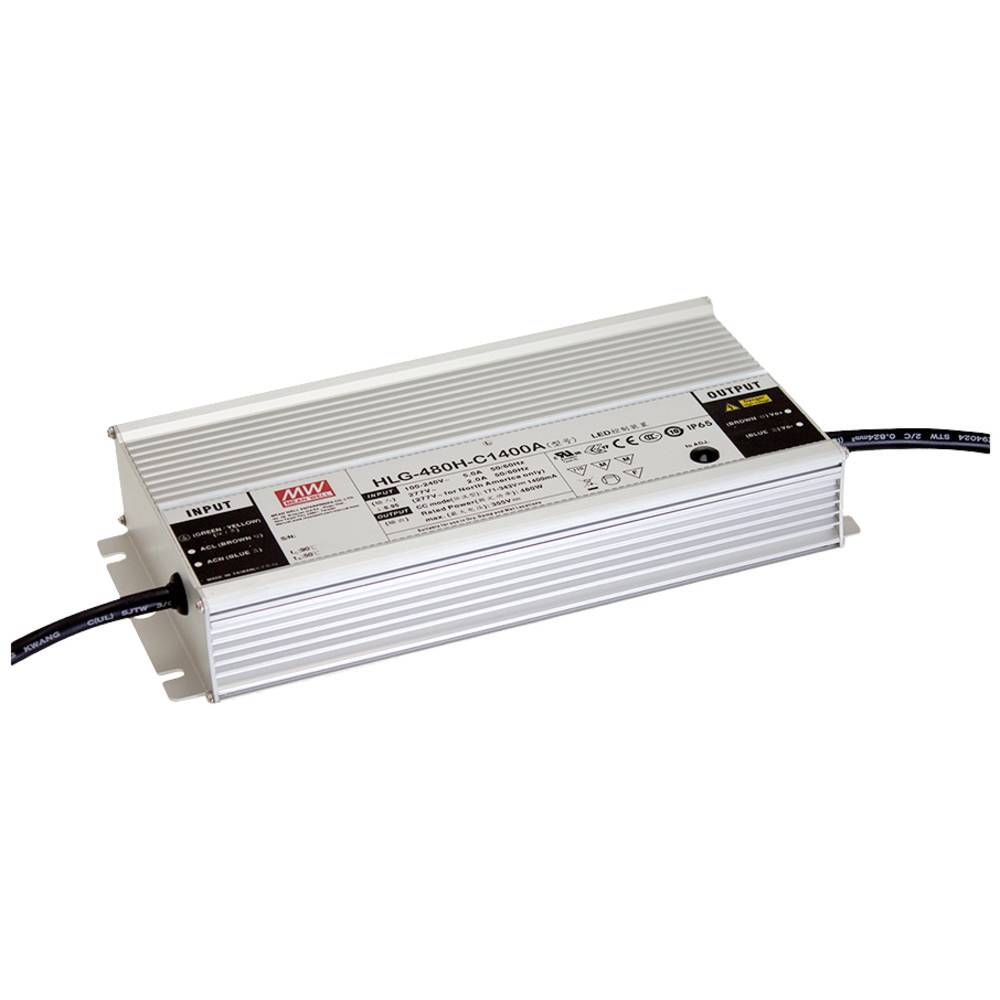 Mean Well LED-transformator 481 W 2.1 A 114 - 229 V Dimbaar