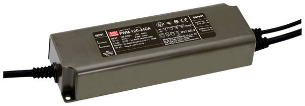 MEAN WELL LED-transformator Constante spanning 120 W 10 A 12 V Dali, Dimbaar, Outdoor 1 stuk(s)