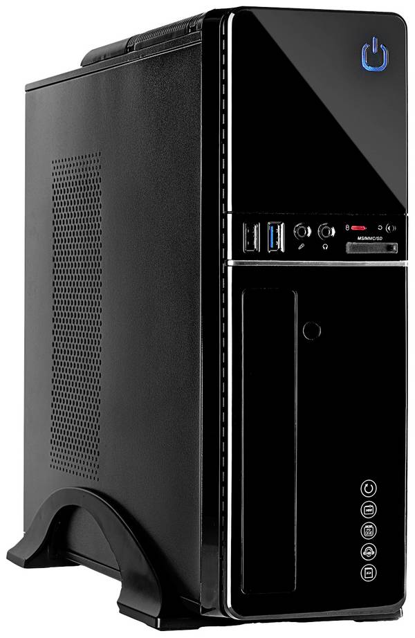Inter-Tech IT-607 Desktop PC-behuizing Zwart