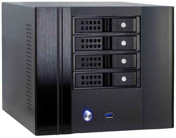 Inter-Tech SC-4004 Mini-tower PC-behuizing Zwart