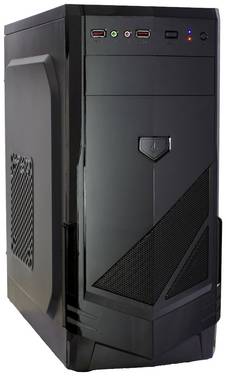 Inter-Tech B-30 Midi-tower PC-behuizing Zwart