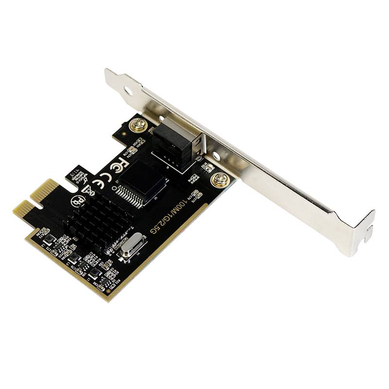 Een PCIe-adapteerkaart met een eSATA-aansluiting en een interne SATA-aansluiting, geschikt voor het uitbreiden vanopslagmogelijkheden.