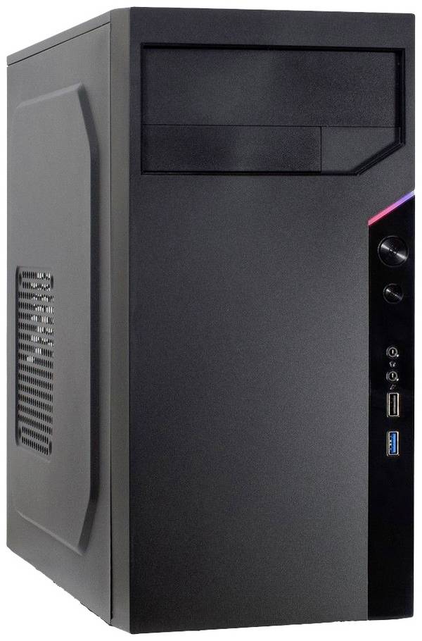 Inter-Tech IT-6505 Retro Micro-tower PC-behuizing Zwart