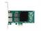 Netwerkkaart met twee Ethernet-poorten en een heatsink op een groene printplaat.