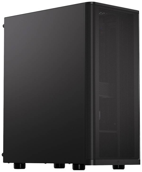 endorfy Ventum 200 Solid Midi-tower PC-behuizing Zwart 1 voorgeïnstalleerde ventilator, Stoffilter