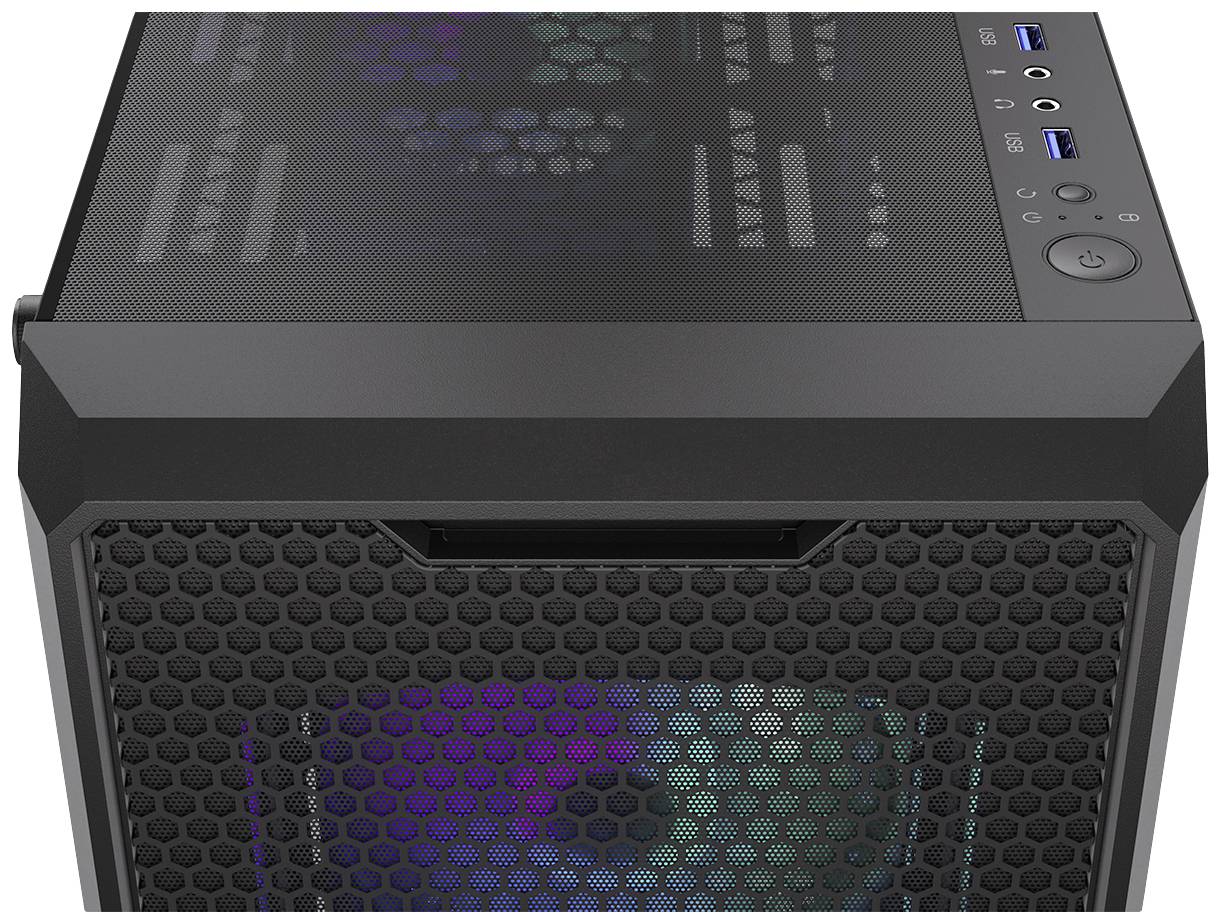 endorfy Regnum 400 ARGB Midi-tower PC-behuizing Zwart 4 voorgeïnstalleerde LED-ventilators, Zijvenster, Stoffilter-16