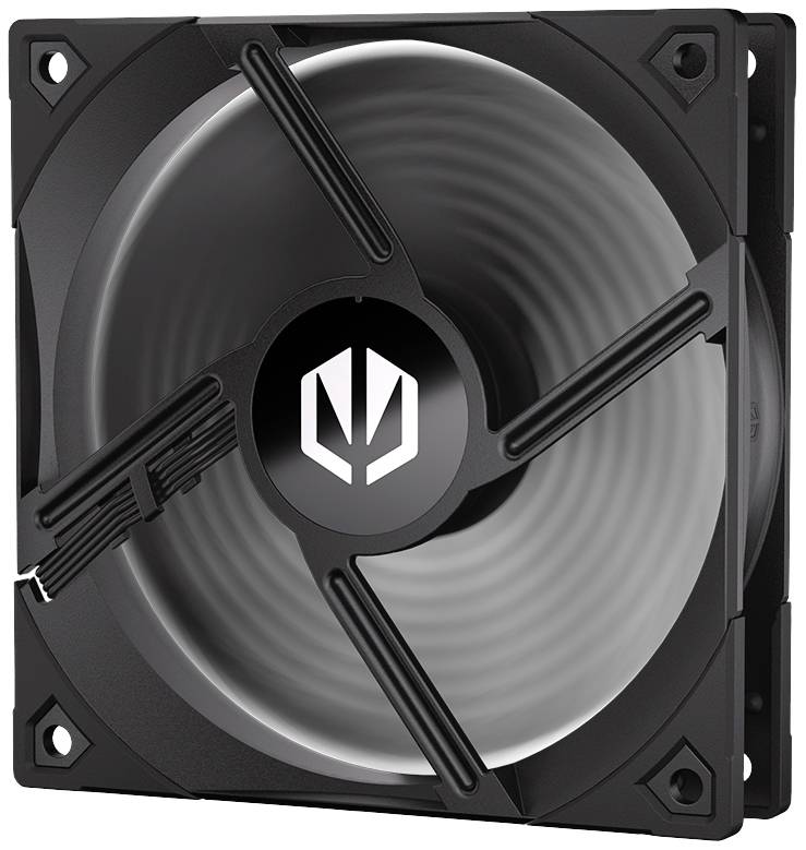 endorfy Endorfy Fluctus 120 PWM - Gehäuselüfter - 120 PC-ventilator Zwart (b x h x d) 120 x 120 x 25 mm-4