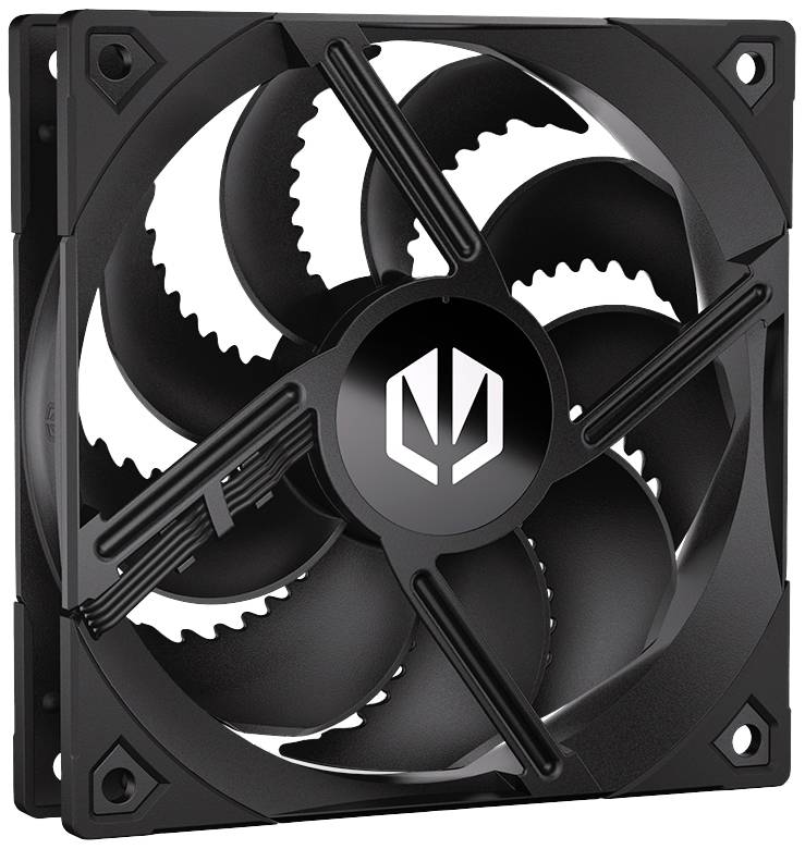 endorfy Endorfy Fluctus 120 PWM - Gehäuselüfter - 120 PC-ventilator Zwart (b x h x d) 120 x 120 x 25 mm-12