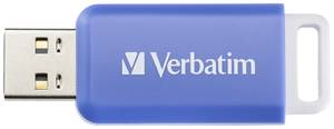 Conrad Verbatim V DataBar USB 2.0 Drive USB-stick 64 GB Blauw 49455 USB-A 2.0 aanbieding