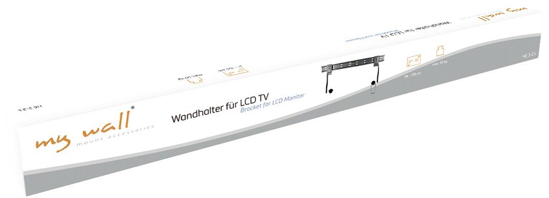 My Wall HE3-2L TV-beugel 94,0 cm (37) - 177,8 cm (70) Vast Geïntegreerde waterpas — Foto 2 von 2