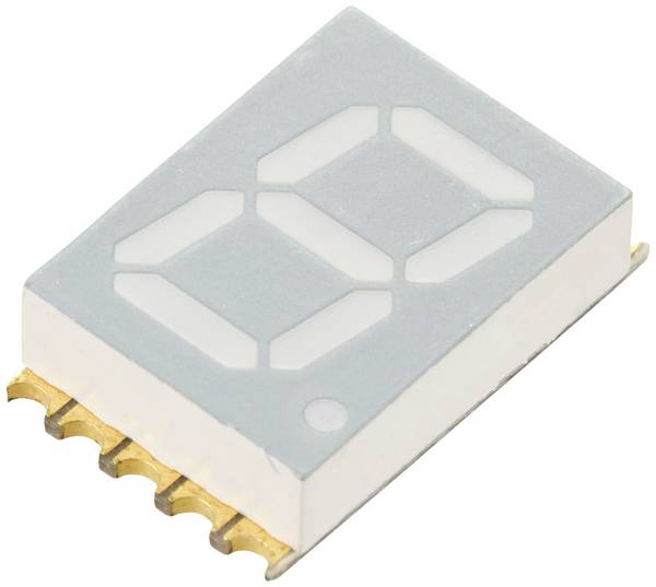 TRU COMPONENTS SMD-LED Rood 9 mcd Eéncijfer-display