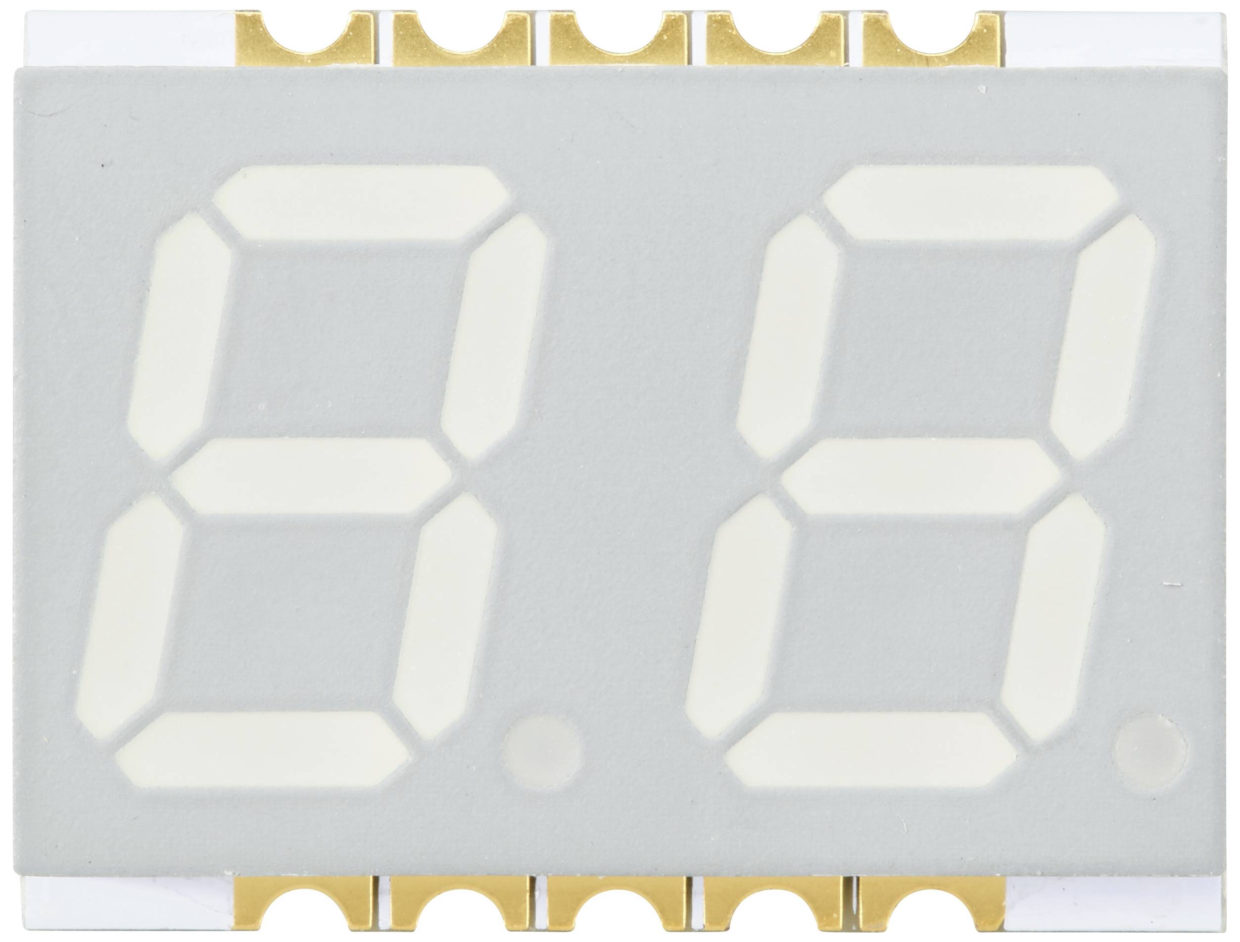 TRU COMPONENTS SMD-LED Rood 9 mcd Display met twee cijfers – Foto 2 van 2