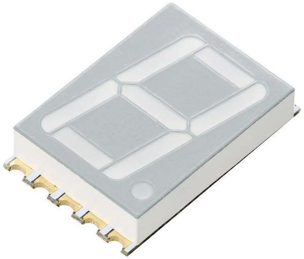 TRU COMPONENTS SMD-LED Rood 13 mcd Eéncijfer-display