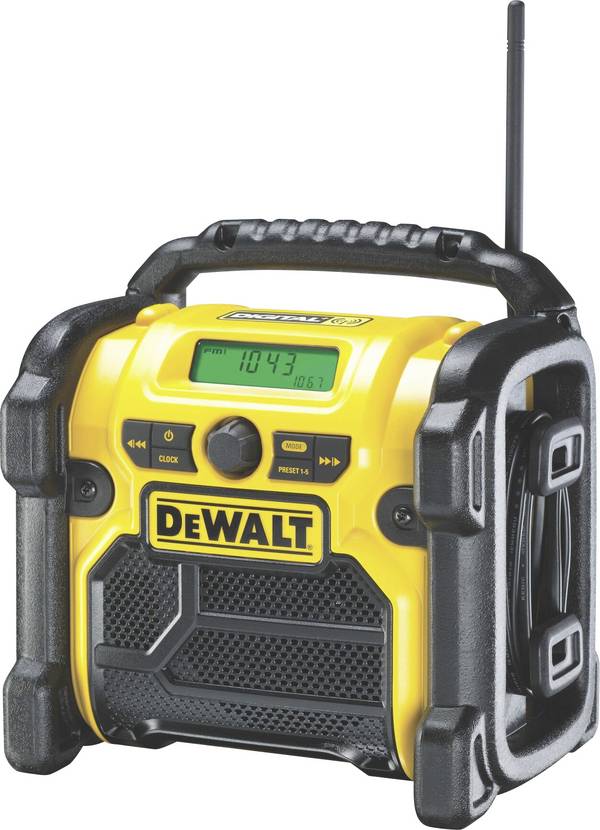 DEWALT DCR 020 Bouwradio DAB+ AUX Stofvast Meerdere kleuren