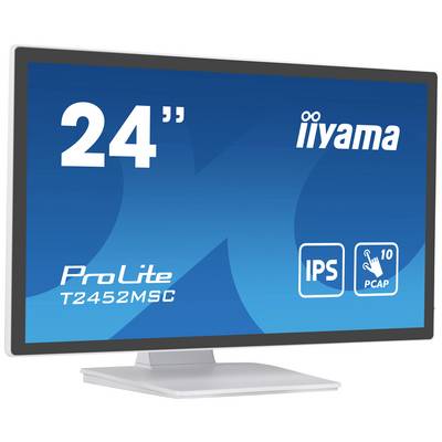 'Iiyama ProLite T2452MSC' Monitor. 24 inch met IPS-technologie en touchscreen (10 punten).