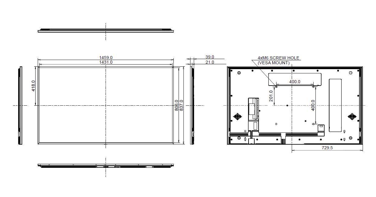 iiyama ProLite LH6560UHS-B1AG Signage Display 164 cm (64,5 Zoll)-19