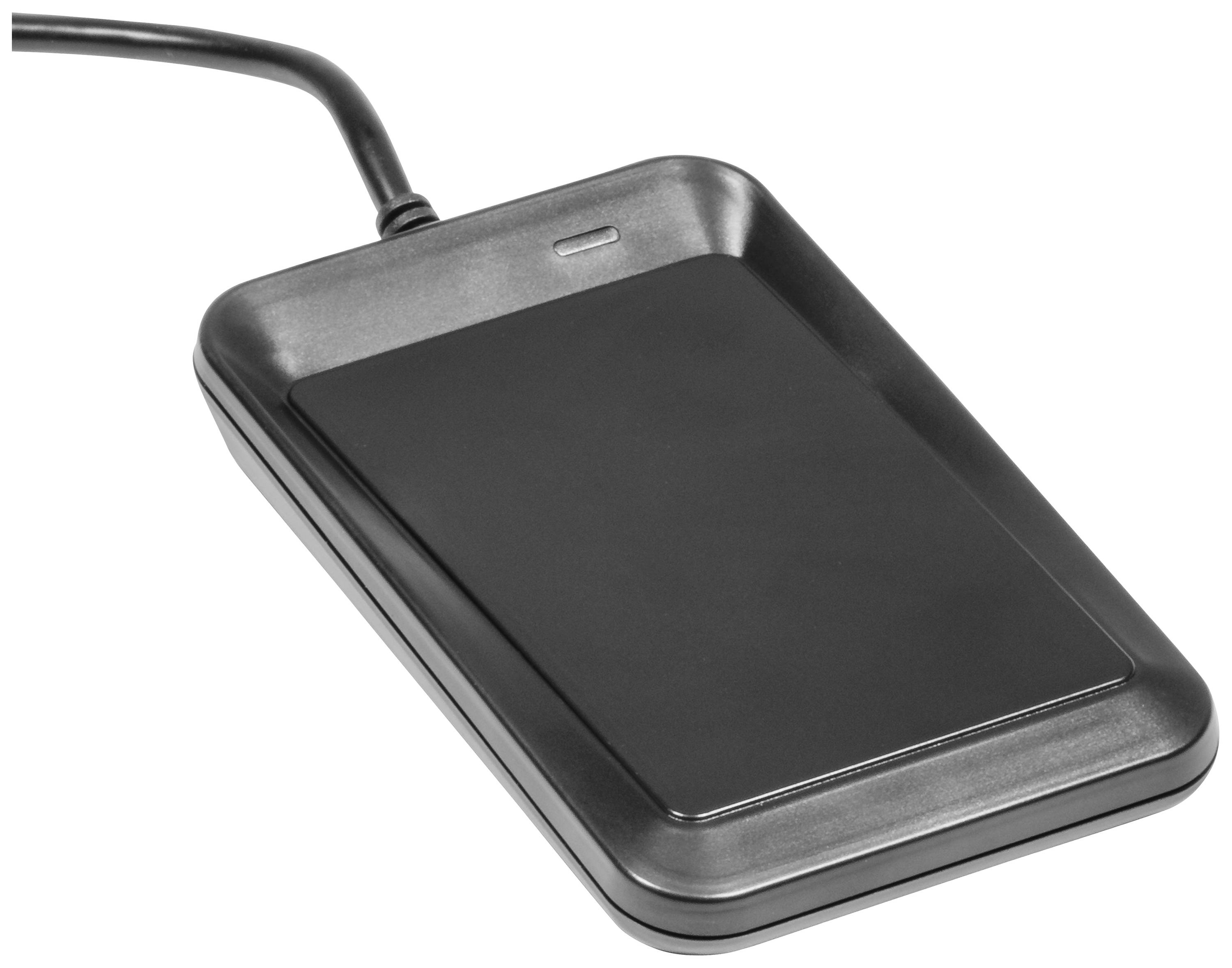 Externe harde schijf met zwarte behuizing en USB-kabel voor gegevensopslag.
