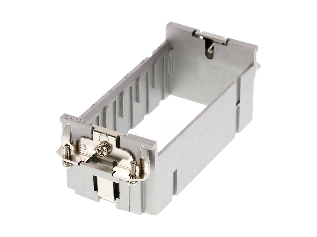 Metalen harde schijf-behuizing voor computerkasten, voor veilige installatie van harde schijven in een desktopcomputer.