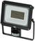 Buitenlamp met rechthoekig ontwerp en talrijke LED-verlichting. Voorzien van een sensor aan de onderkant. Ideaal voor buitenruimtes.