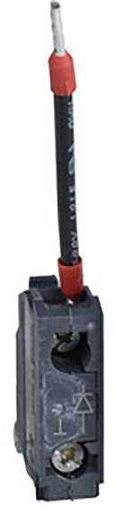 Een zwart elektronisch onderdelenblok met een dun, naar boven gericht snoer; zou kunnen dienen voor schakeling of stroomverdeling.