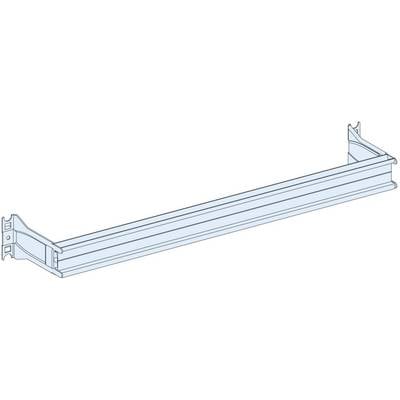Een technische tekening toont een lange, horizontale drager met bevestigingspunten aan beide uiteinden, waarschijnlijk bedoeld voor bouwkundige toepassingen.