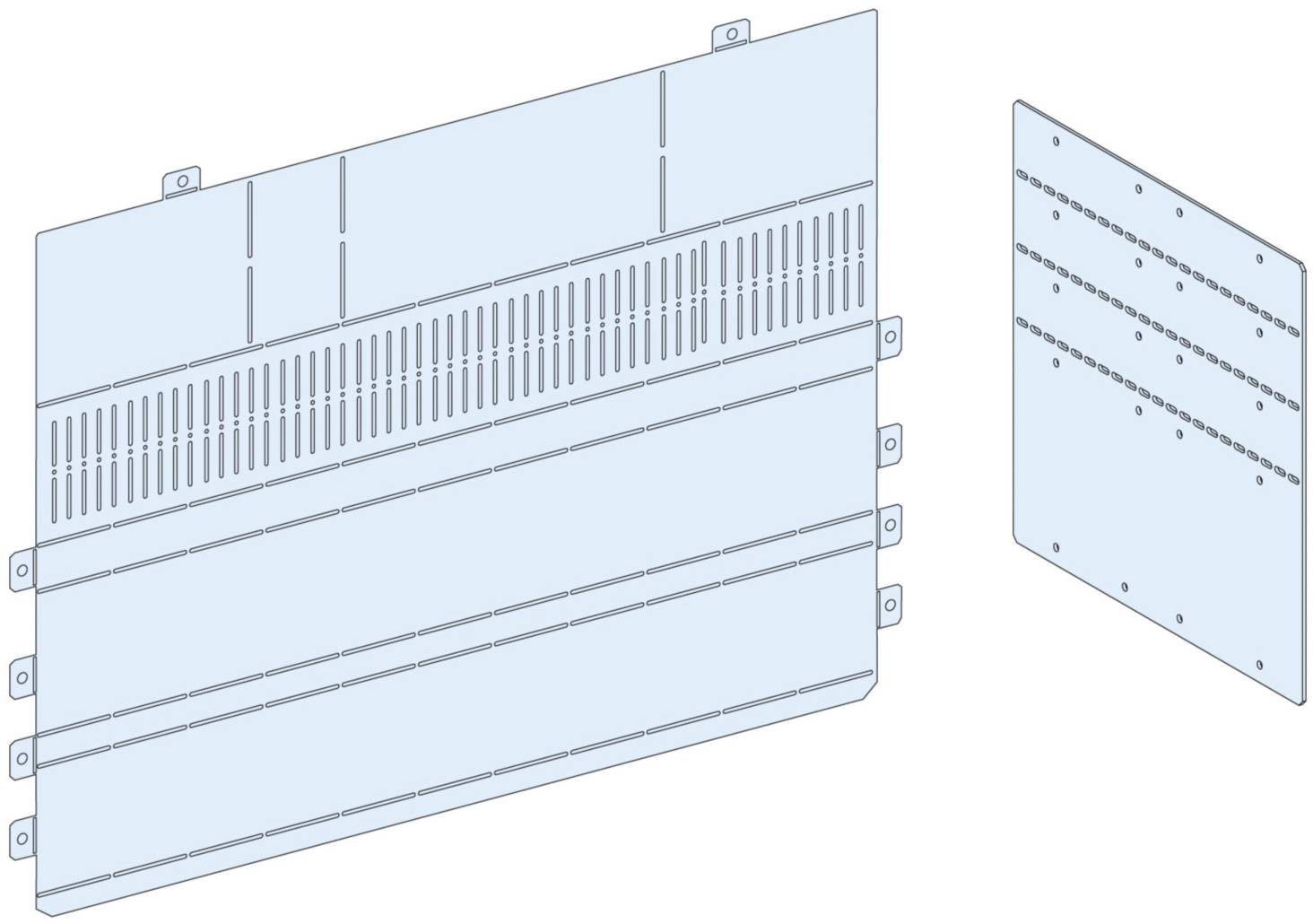 Schneider Electric LVS04851 PrismaSeT-P, afdekking, aansluitingen aan de voorkant, Compact NS630b-1600, vaste inbouw, verticaal 1 stuk(s)