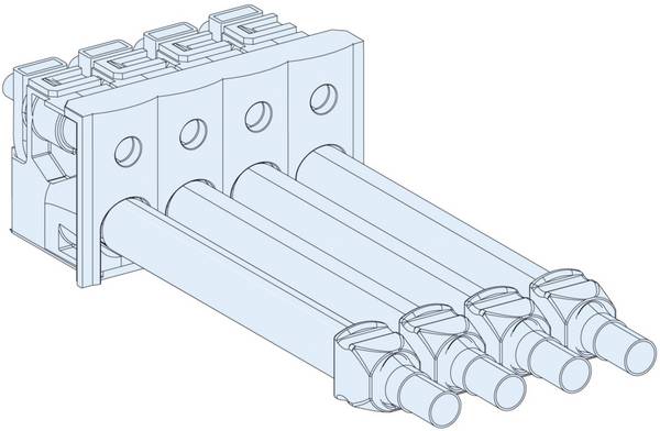 Schneider Electric LVS04147 PrismaSeT-P, Linergy BW, verzamelrailaansluitblok, 160A, 4-polig, lengte = 150 mm 1 stuk(s)