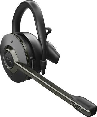 Jabra Engage 75 SE Convertible On Ear headset  Bluetooth, DECT, Kabel Mono Zwart Noise Cancelling Microfoon uitschakelbaar (mute), NFC