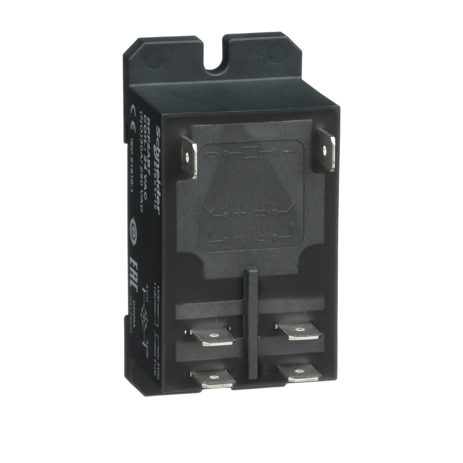 Schneider Electric RPF2AB7 Hoogvermogen relais DIN-rail 2x NO 24 V/AC Piece 10 stuk(s)