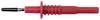 MUELLER ELECTRIC BU-26106-2 Meetsonde; 10A; 1kV; rood; D.uiteinde: 2mm; Tot.l: 83mm - 1 stuk